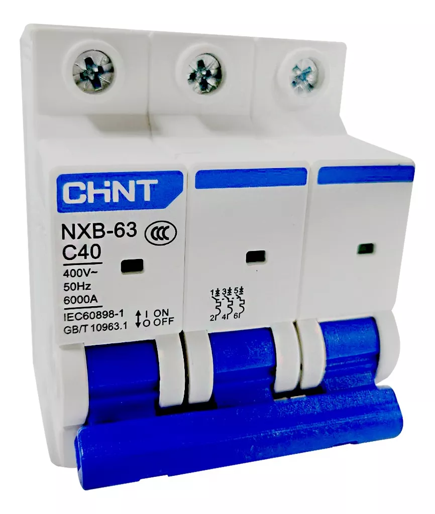 Автоматический выключатель CHINT ELECTRIC NXB-63 40A 3P