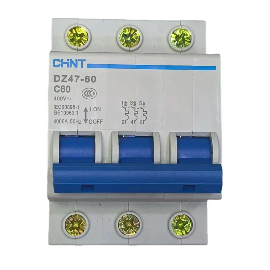 Автоматичний вимикач CHINT ELECTRIC DZ47-60A 3P