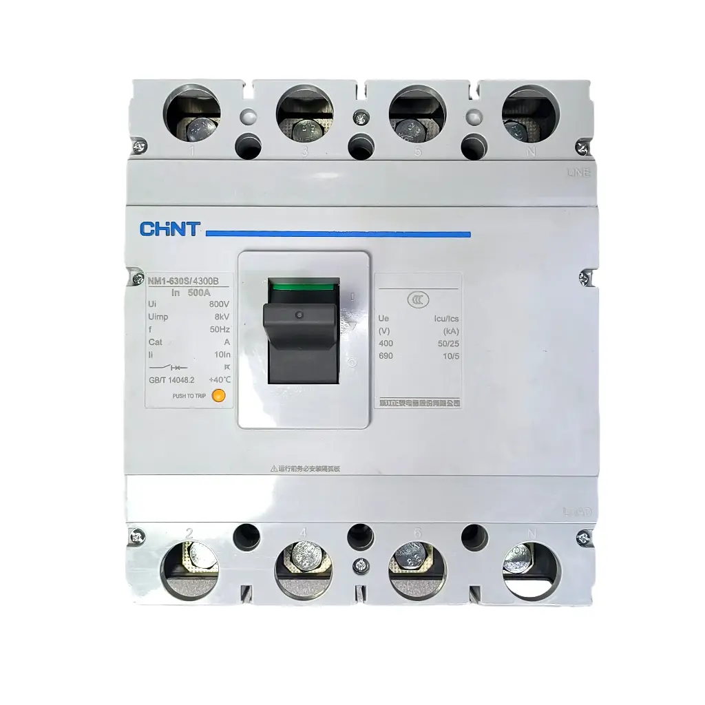 قاطع دائرة تشينت إلكتريك NM1-630S/4300B 500A