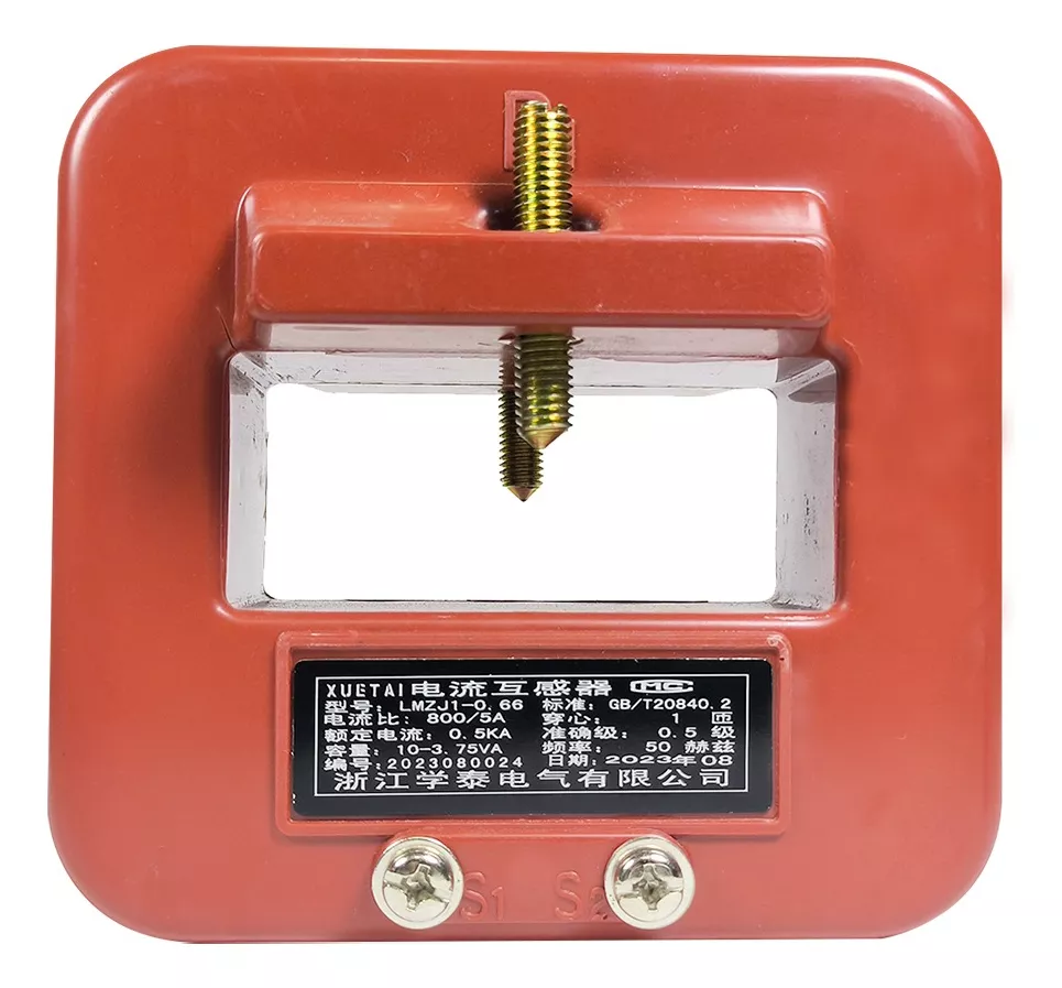 TRANSFORMADOR DE CORRENTE DE BARRA FIXA LMZJ-0.66 800A