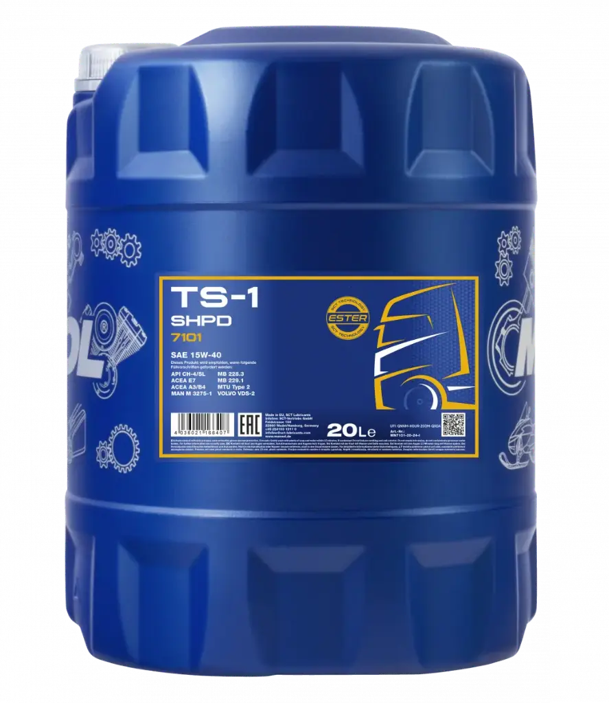 Huile Moteur (Minérale) - MANNOL TS-1 SAE 15W-40