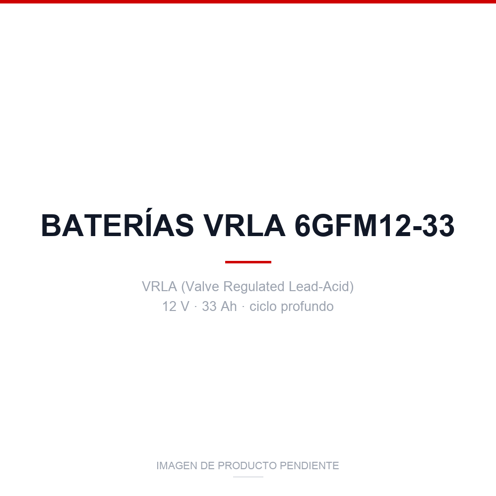 Batería - 6GFM12-33