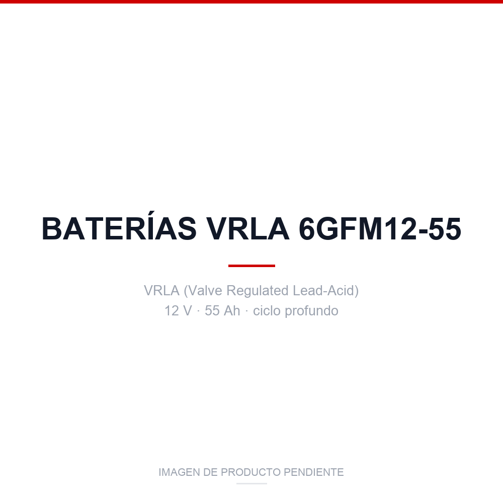 Batterie - 6GFM12-55
