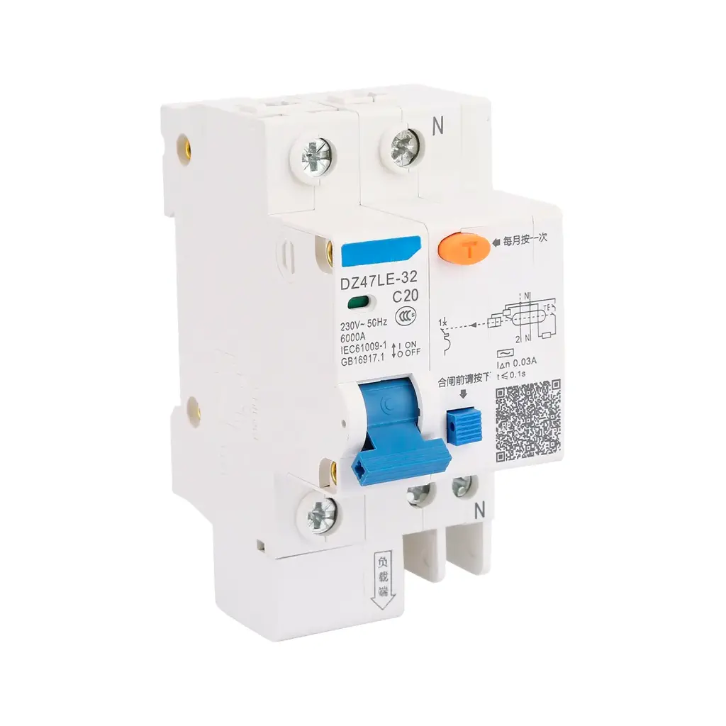 Автоматический выключатель CHINT ELECTRIC DZ47LE-32 20AMP 2P