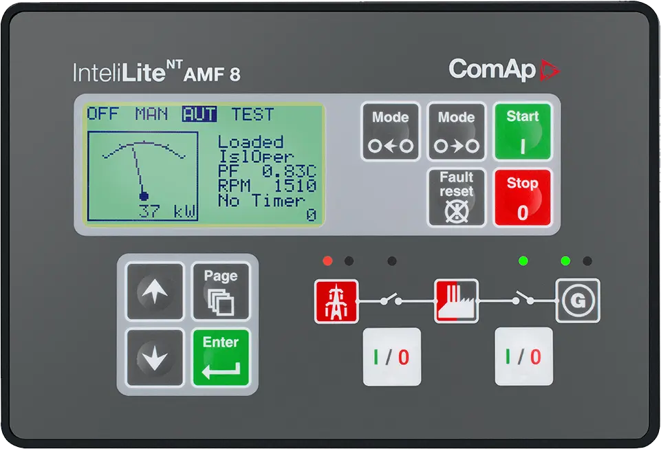 Controlador de grupo electrógeno - ComAp InteliLite 2 NT AMF 8