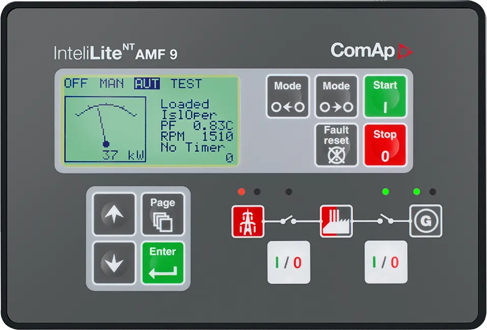 Contrôleur de groupe électrogène - ComAp InteliLite 2 NT AMF 9