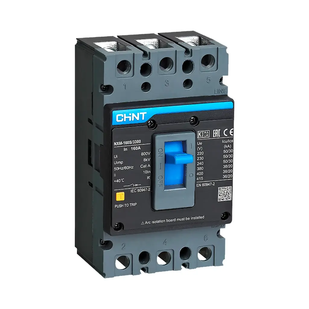 Disjuntor CHINT ELECTRIC NXM-160S\3300 160AMP 3P