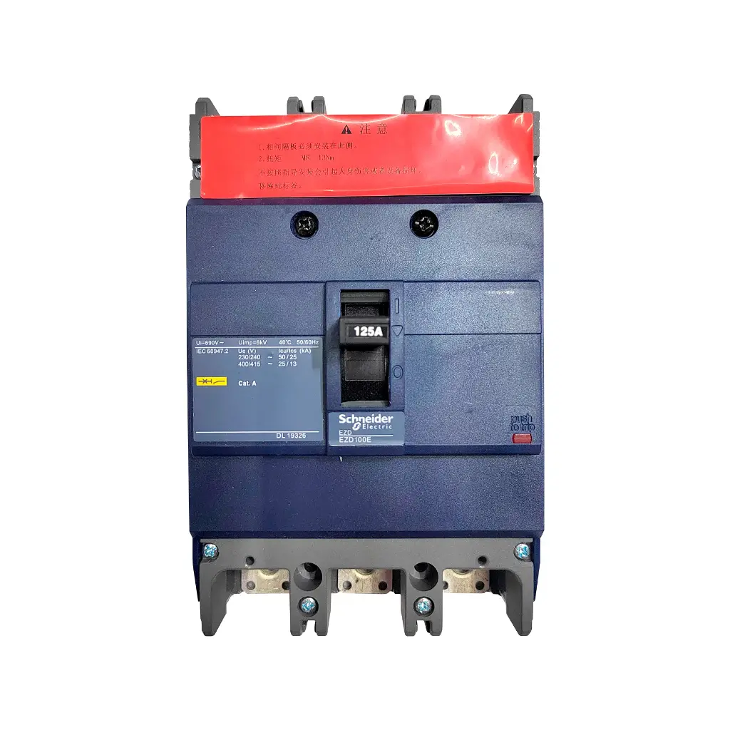施耐德电气断路器 EZD100E3125N 125 AMP 3P