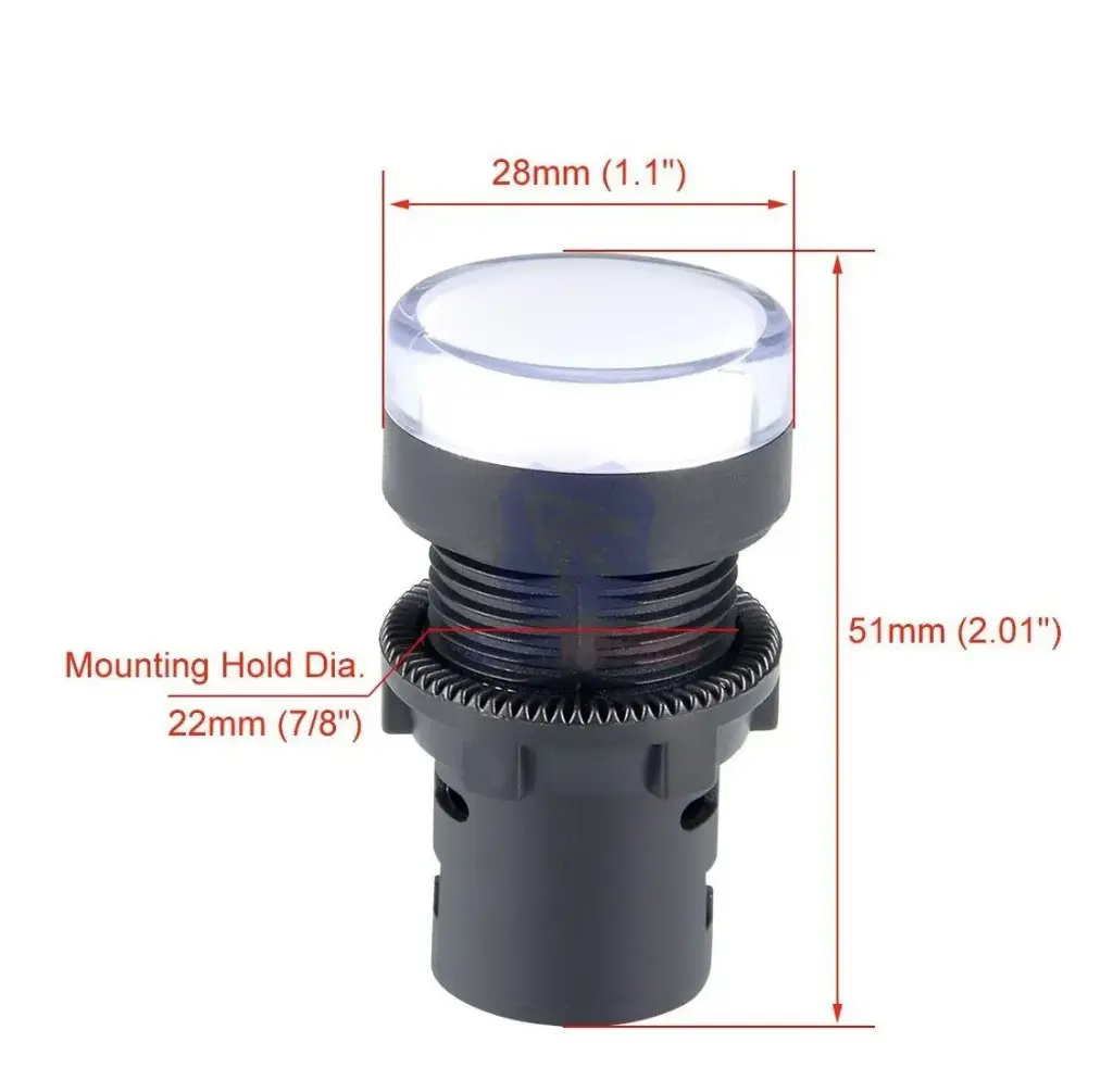 LED指示灯 白色 AD16-22D/S 24 VOL