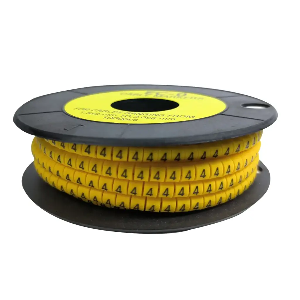 МАРКЕРНА КАБЕЛЬНА ЛІТЕРА № 4 X100 EC1 2,5 ММ