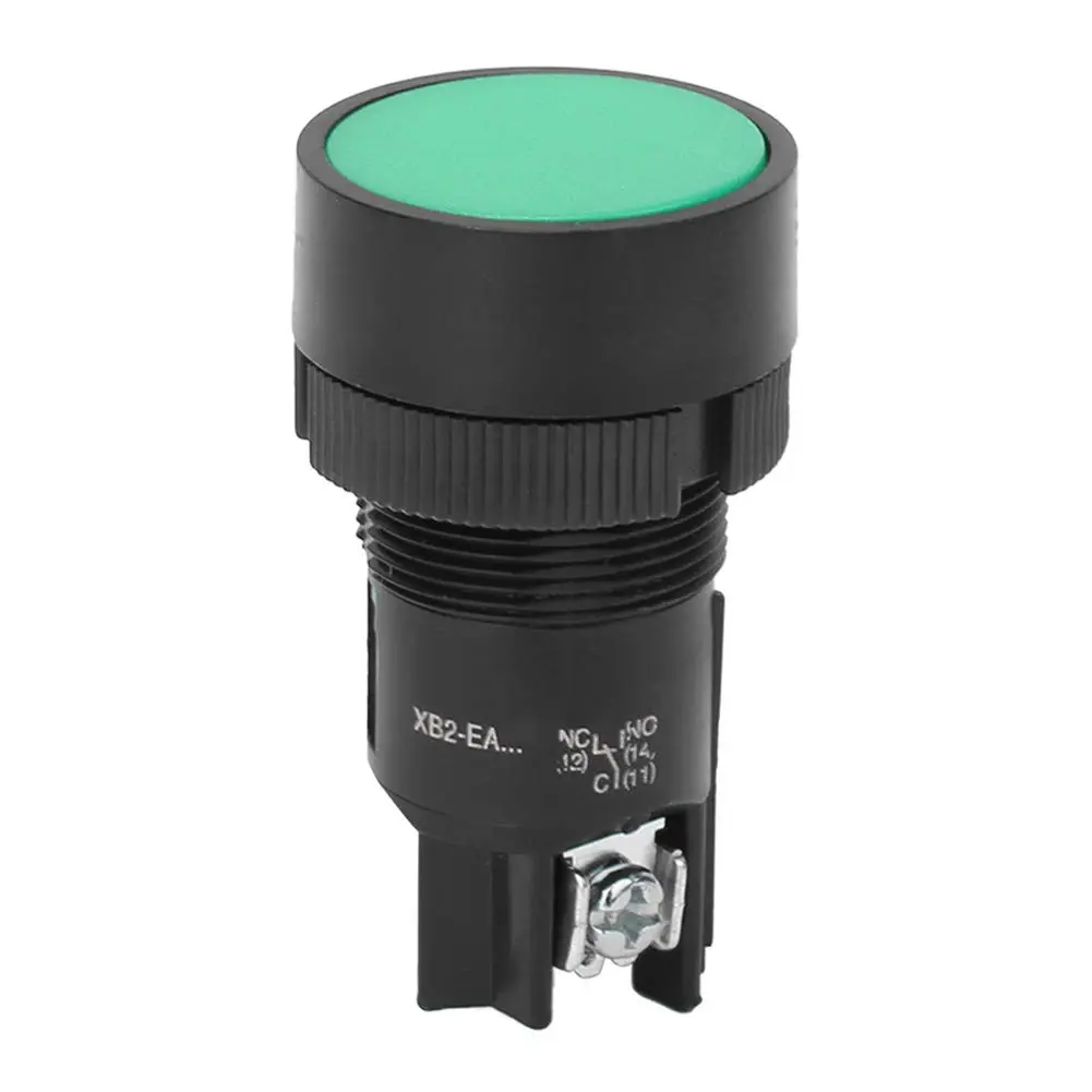 مفتاح وزر - زر ضغط أخضر XB2-BVM3LC 220V