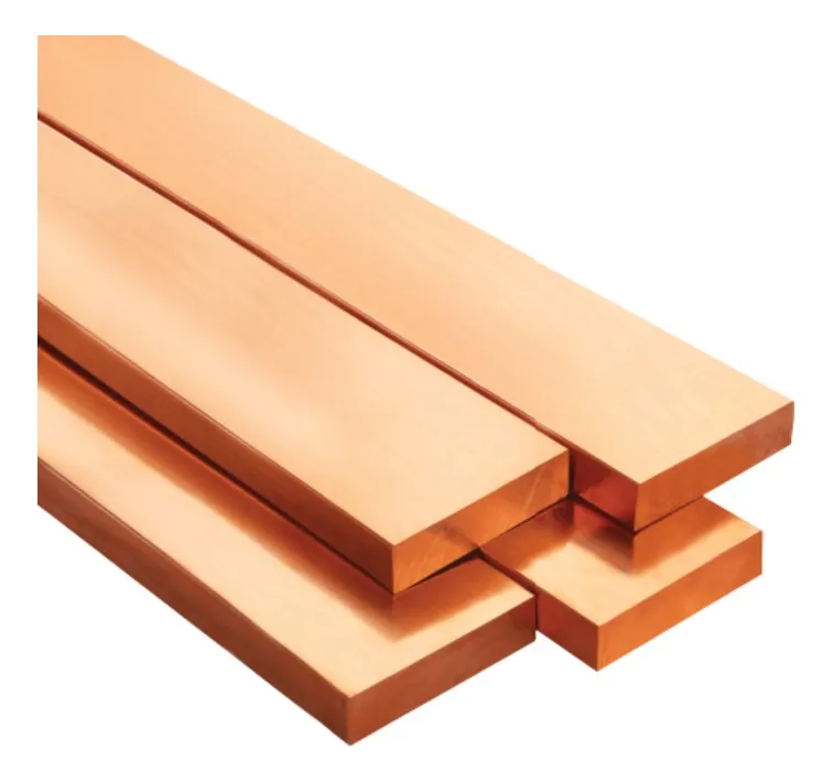 قطع غيار كهربائية - قضيب توصيل نحاسي PC15-5-4-CC، 15×5 مم×4 م، نقاء 99.99% نحاس