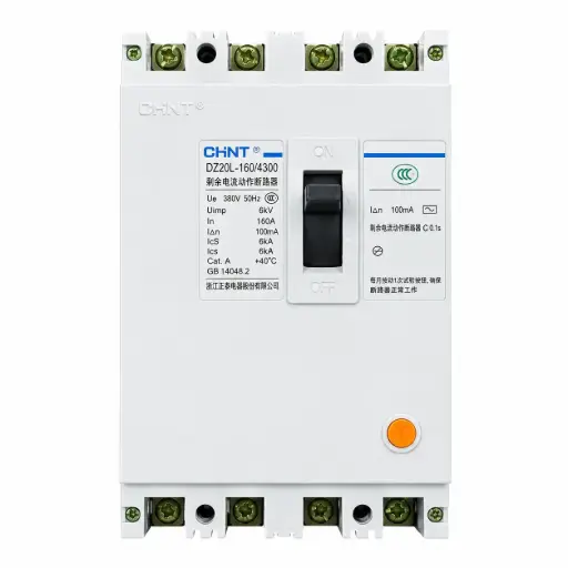 قاطع دائرة - Chint DZ20L-160/4300 80A