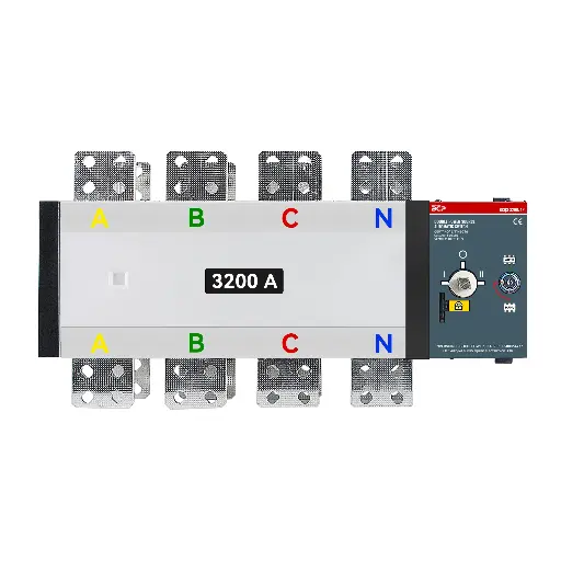 مفتاح التحويل التلقائي للطاقة المزدوجة ATS BCQ3-3200/3200A 110V/4P