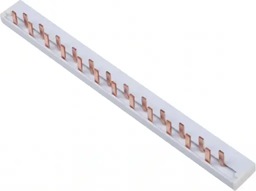 Copper busbar - Electrical connection comb (power distribution busbar)