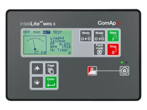 Generator controller - ComAp InteliLite 2 NT MRS 3