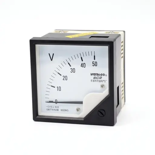 Instrumentos de medição - Amperimetro(voltímetro de ponteiro) 6C2 20mA