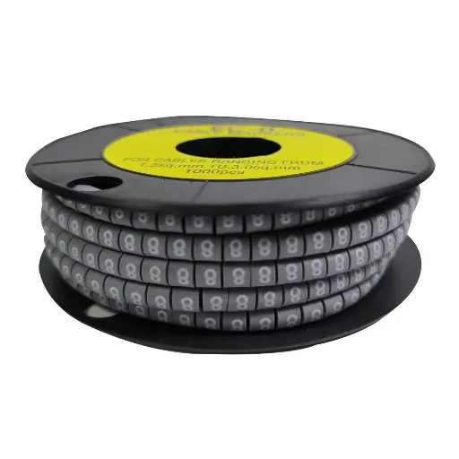 CABLE MARQUEUR LETTRE N° 8 X100 EC1 2.5MM
