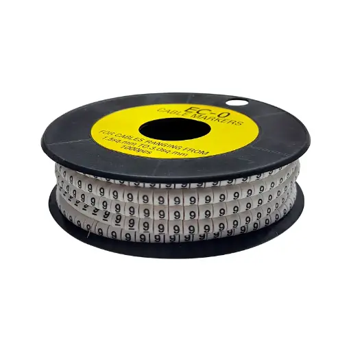 CABLE MARQUEUR LETTRE N° 9 X100 EC1 2.5MM